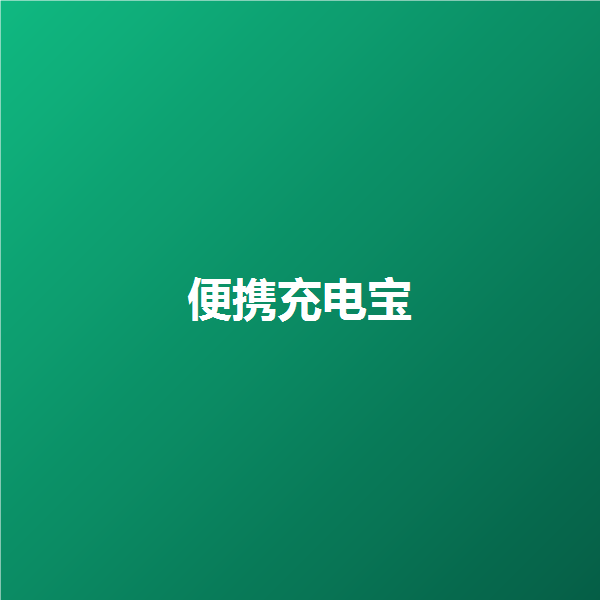 便携充电宝 10000mAh